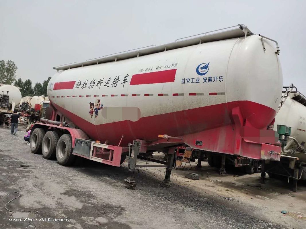 2 Alex 3 Gebruikte het Cement Bulk Semi Aanhangwagen van Alex V Type