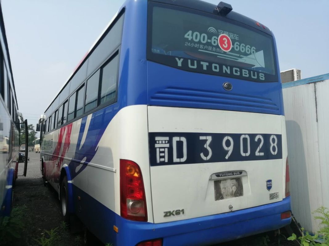 Gebruikte Yutong-Bus zk-6112D 53 Zetels110km/h Gebruikte Bus Bus Front Engine