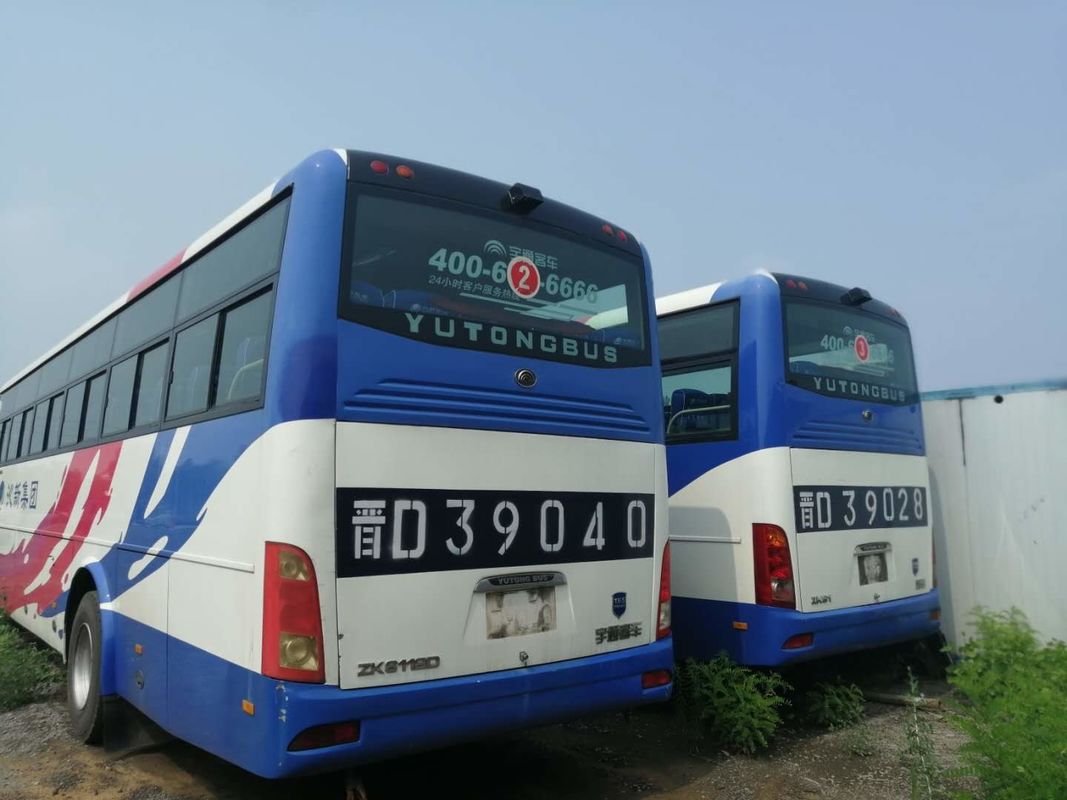 Gebruikte Yutong-Bus zk-6112D 53 Zetels110km/h Gebruikte Bus Bus Front Engine