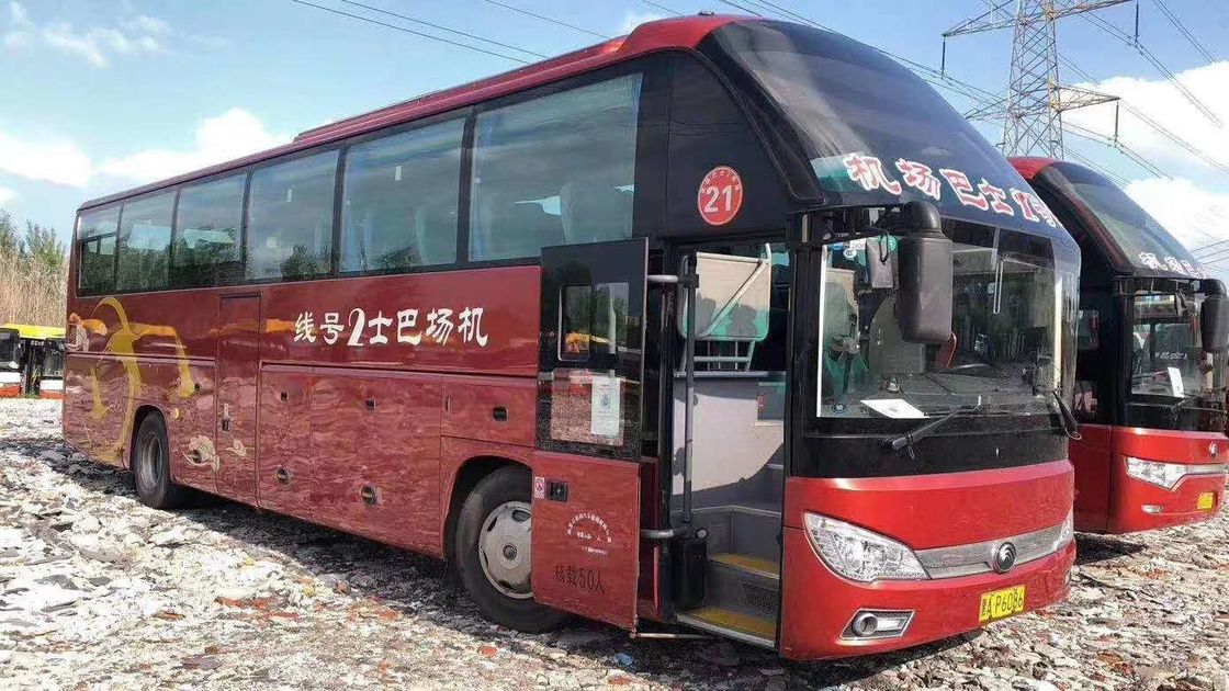247kw diesel 50 van de Bussenyuchai van Zetels 2015 Jaar Gebruikte Yutong van de de Motor Lage Kilometer Euro III het Staalchassis met AC
