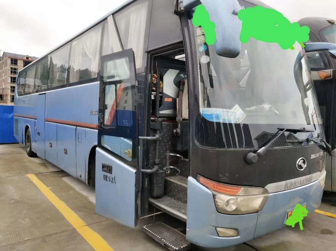 Kinglongrhd Dieselmotor 53 Zetels 233kw gebruikte de Dubbele Deuren van Busbus with AC