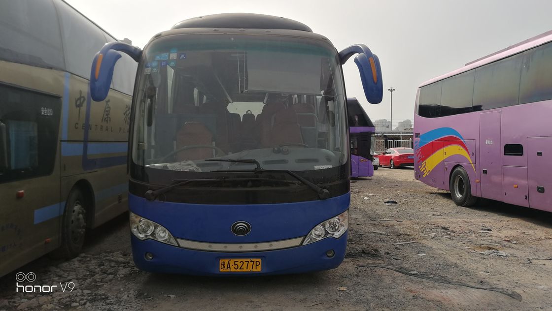 De de Zetelsdieselmotor van het Yutongmerk ZK6938 39 gebruikte Bus Bus With Euro III Emissienorm met AC