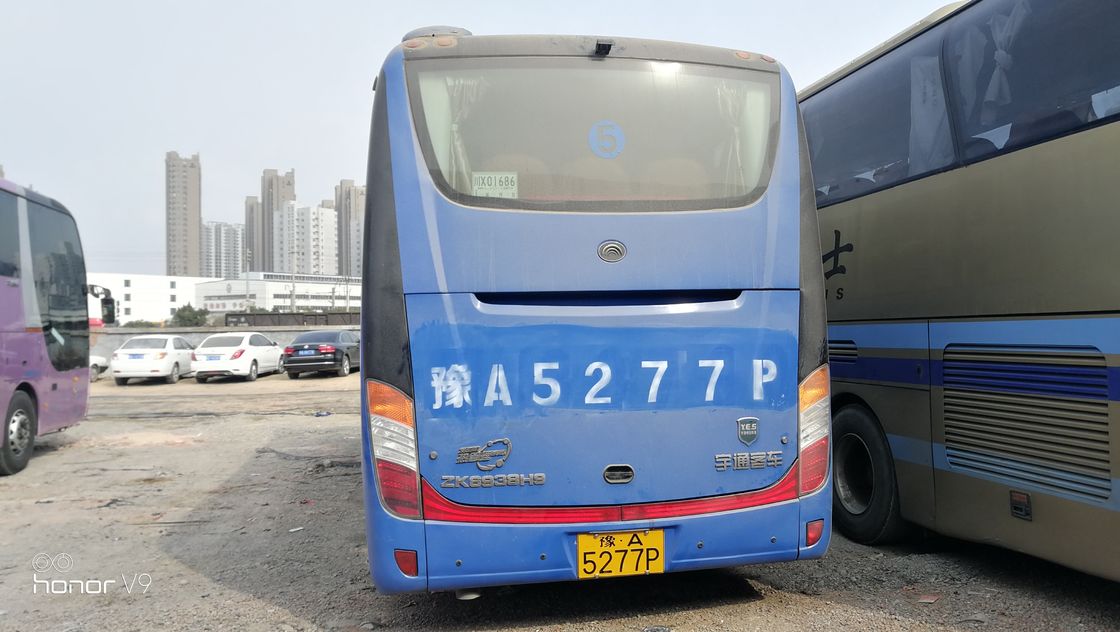 De de Zetelsdieselmotor van het Yutongmerk ZK6938 39 gebruikte Bus Bus With Euro III Emissienorm met AC