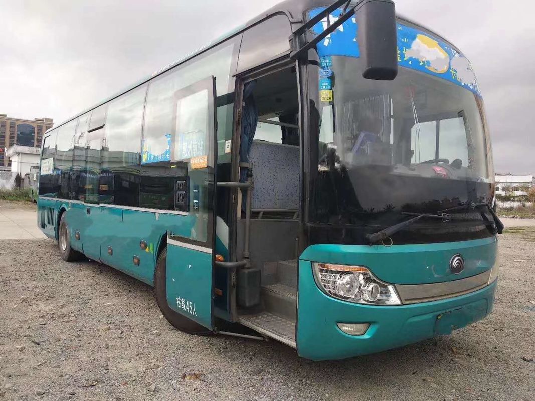 Zetels van ZK6116HF 228kw 51 gebruikten Yutong-van de de Bussenluxe van de Bussenpassagier van de de Zetels de Lage Kilometer Naakte Verpakking LHD