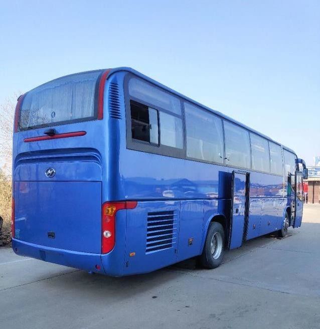 Hogere KLQ6129 53 Zetels Achtermotor gebruikte het Staal Chiassis van Busbus double doors