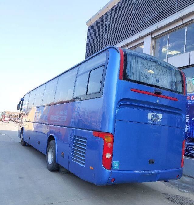 Hogere KLQ6129 53 Zetels Achtermotor gebruikte het Staal Chiassis van Busbus double doors