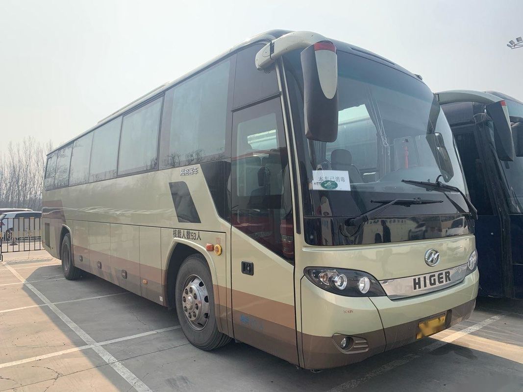 Van het de Motor Hogere Merk Modelklq6115 van LHD Achter van de de Passagiersbus het Staalchassis Gebruikte Bus Bus 53 Zetels