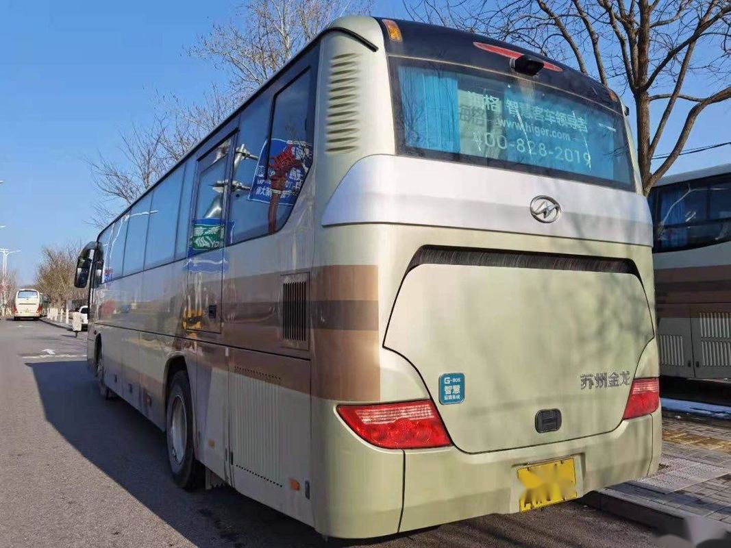 Van het de Motor Hogere Merk Modelklq6115 van LHD Achter van de de Passagiersbus het Staalchassis Gebruikte Bus Bus 53 Zetels