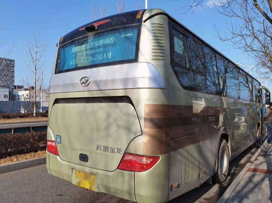 Van het de Motor Hogere Merk Modelklq6115 van LHD Achter van de de Passagiersbus het Staalchassis Gebruikte Bus Bus 53 Zetels