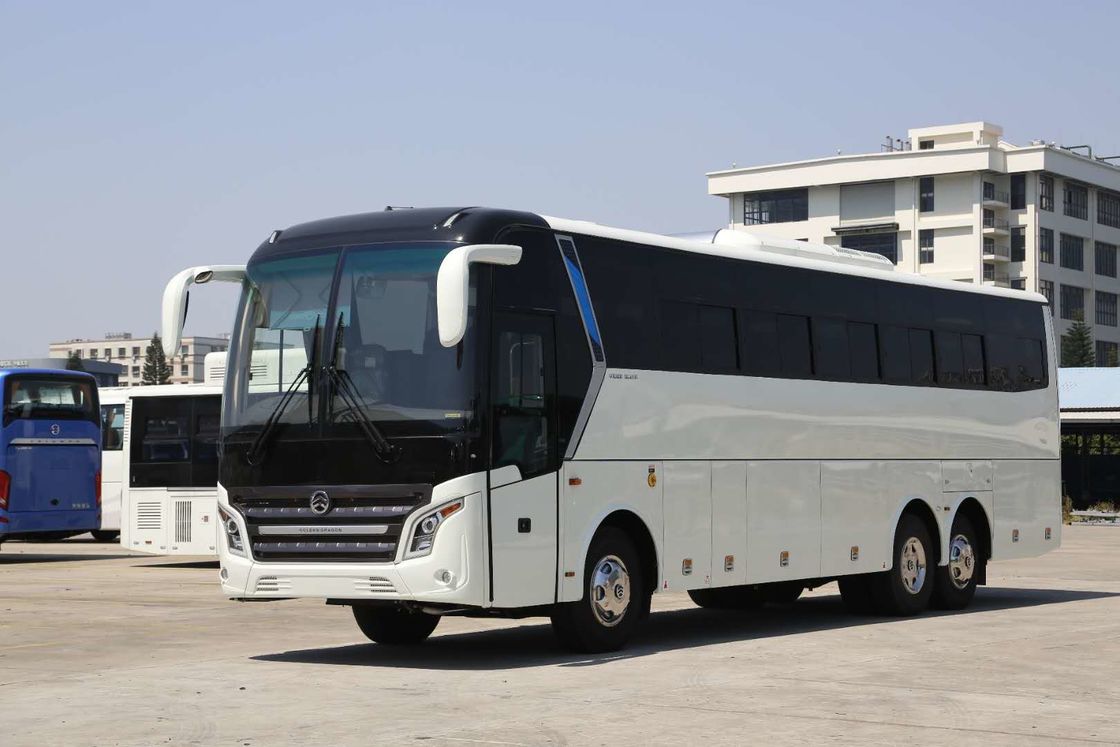 Het nieuwe Merk Dubbel Axle Euro II Diesel Reisbus Front Cummins Engine Buses 58-70 Zetels gebruikte Gouden Draak XML6125
