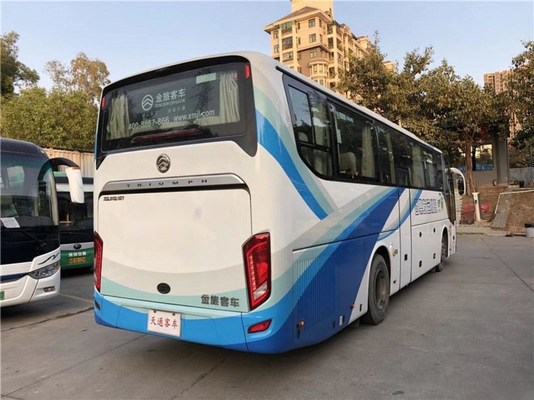 VIP van de Yuchaimotor gebruikte de Zetels Gebruikte Bus van de de Chassispassagier van Busdouble doors airbag de Gouden Zetels van Dragon Bus XML6112 48