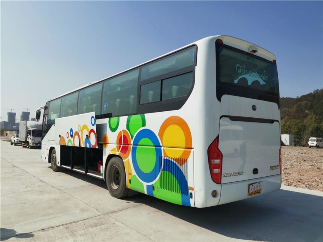 De linker de Chassiswp Motor 220kw van het Leidingsluchtkussen gebruikte Passagiersbus 50 Zetels Gebruikte Yutong-Bus voor Verkoop ModelZk 6119