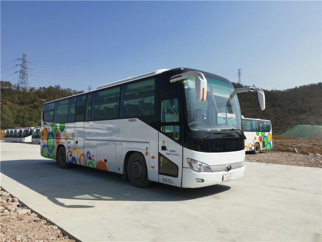De linker de Chassiswp Motor 220kw van het Leidingsluchtkussen gebruikte Passagiersbus 50 Zetels Gebruikte Yutong-Bus voor Verkoop ModelZk 6119