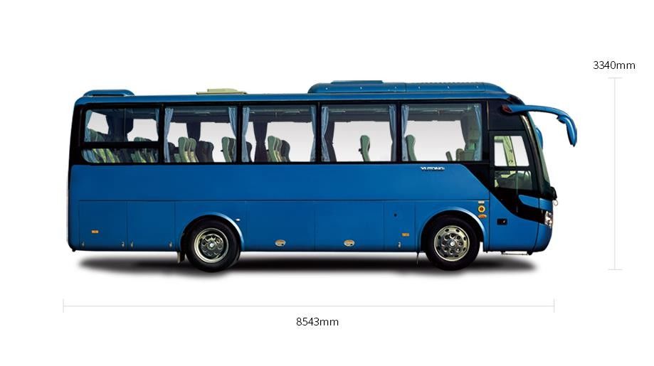 6 de bus achtermotor 35 Zetels ZK6858 van band Gloednieuwe yutong met disoucntprijs in bevordering