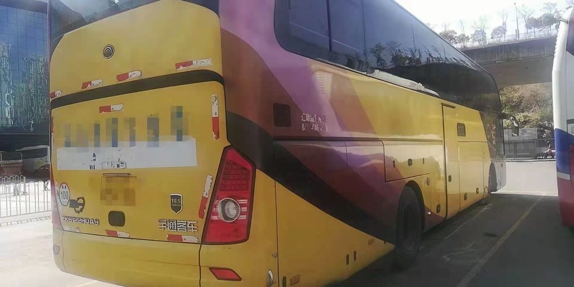 De gebruikte Yutong-Bussenzk6122 47 VIP Zetels met Toilet verdubbelen de Motor 247kw van Deurenweichai