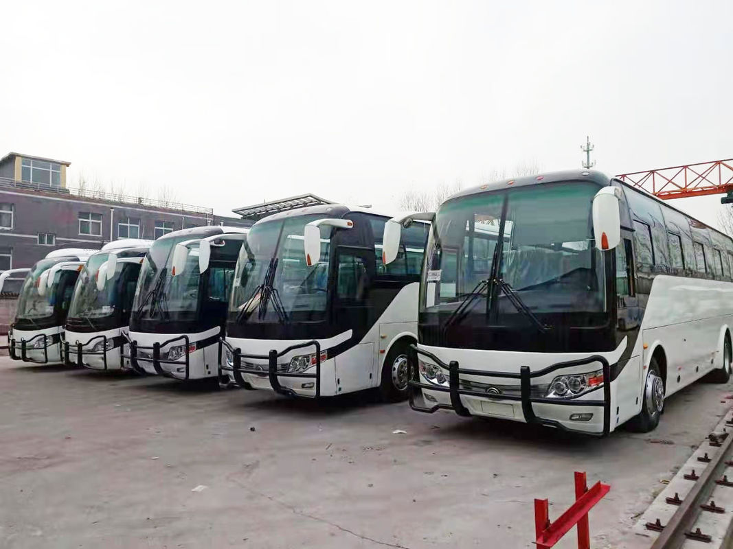 2012 Bussen 51 van Jaardiesel Gebruikte Yutong Zetelszk6110 Witte Kleur met Bumper