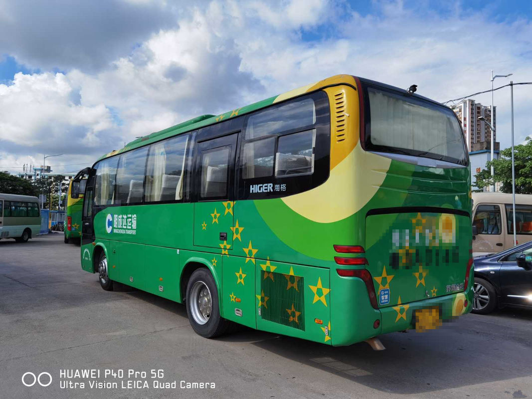2014 Jaar Hogere KLQ6896 Bus Bus 39 Zetels gebruikte busdieselmotor 162kw Geen Ongevallenlhd Bus