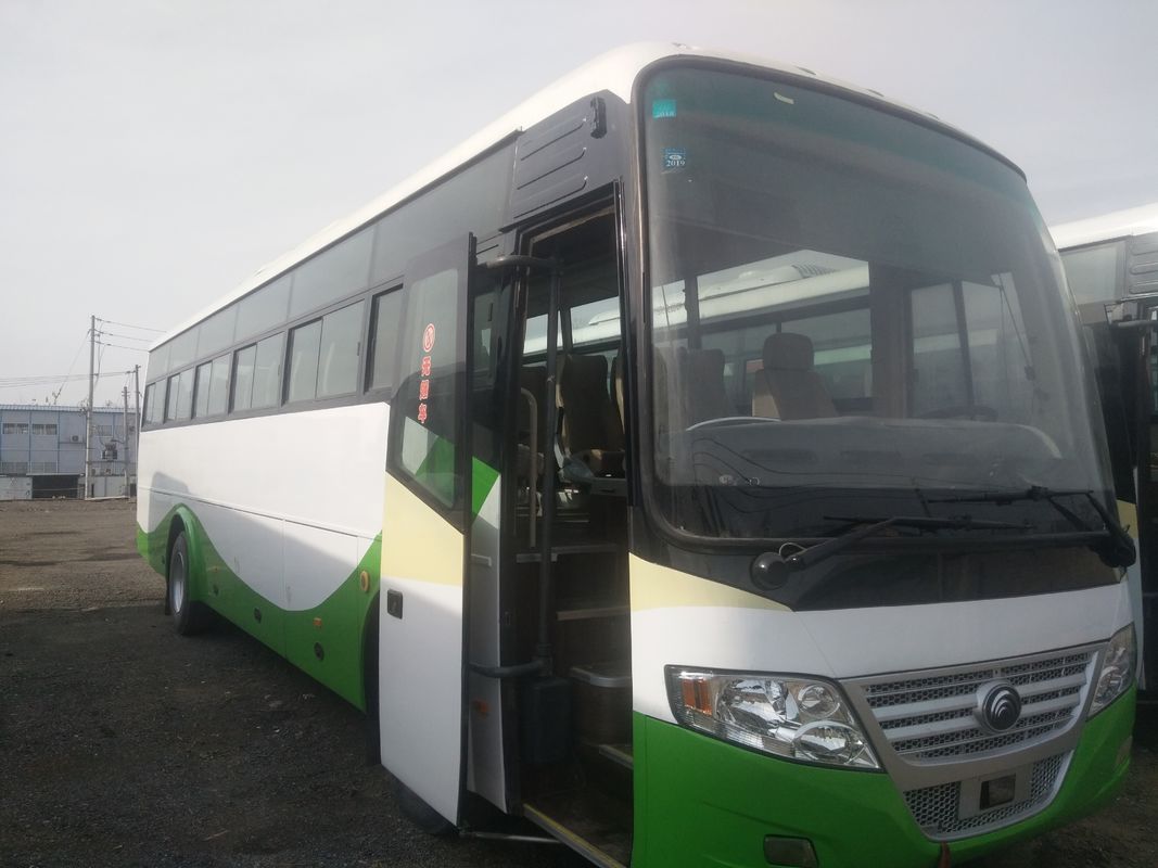 Van de de Buszk6112d dieselmotor LHD van 55 Zetels 2013 het Jaar Gebruikte Yutong ongeval van de Bestuurderssteering no