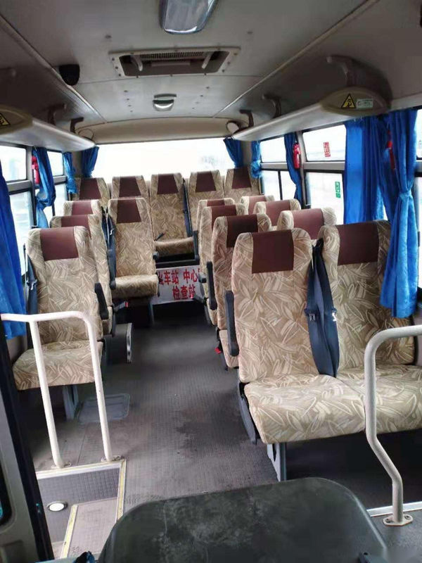 Gebruikt Mini Bus Yutong ZK6609D 19 Zetelsdiesel Front Engine Steel Chassis Euro V Linkeraandrijving Gebruikte Passagiersbus