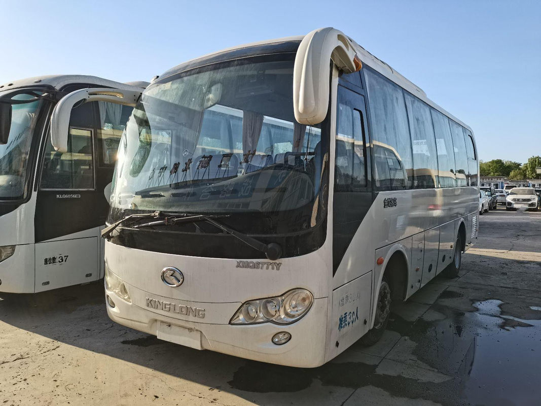 De gebruikte Bus Bus XMQ6771 30 de Achtermotor 132kw van Zetelscummins verliet Leiding Gebruikte Kinglong-Bus