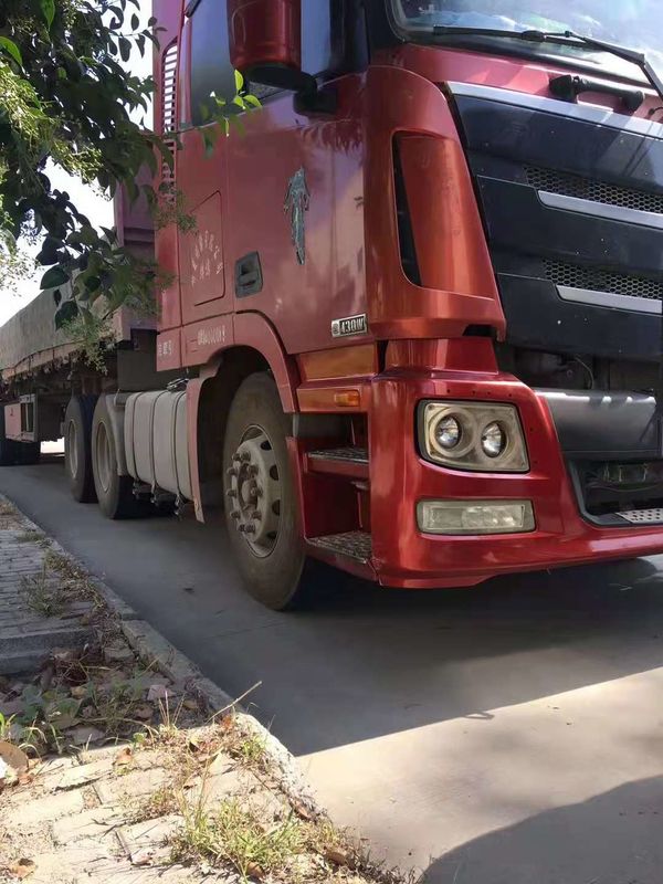 Gebruikte van de de Vrachtwagen430hp Aanhangwagen van China Foton AumanTractor Tractor 50 de Tweede Hand van het Ton6x4 Jaar 2015