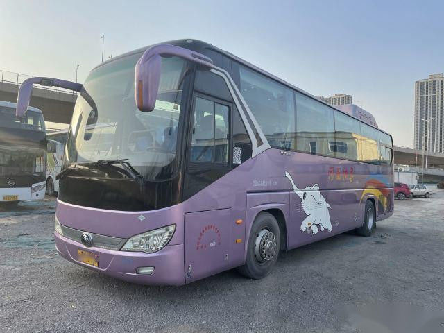 Gebruikte Yutong-van het Luchtkussenchassis van de Buszk6119 CNG WP.270 Motor Dubbele Deuren 47 Zetelsvertrager