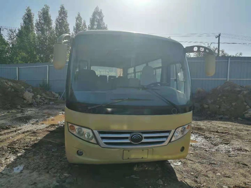 2010 Jaar 19 Zetels Gebruikte Yutong-Bus Modelzk6608 Linkeraandrijving Modelzk6608 Geen Ongeval 2 As