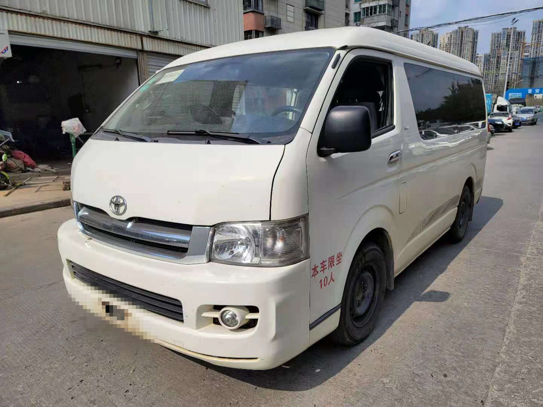 10 de zetelsdiesel Toyota Gebruikt Mini Bus With Gasoline Engine AC rust Geen Ongevallen 2013 Jaar uit