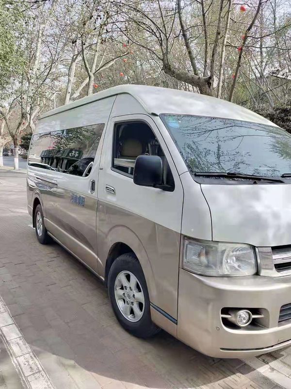 2007 Jaar 13 van de Zetelsbenzine Gebruikt Mini Bus With Luxury Seat Automatisch de Transmissie Hoog Dak van Toyota Hiace