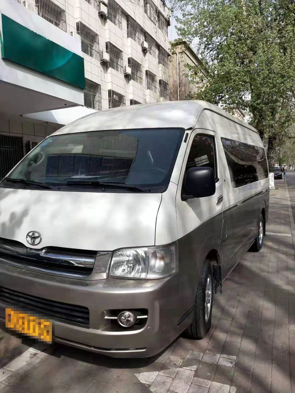2007 Jaar 13 van de Zetelsbenzine Gebruikt Mini Bus With Luxury Seat Automatisch de Transmissie Hoog Dak van Toyota Hiace