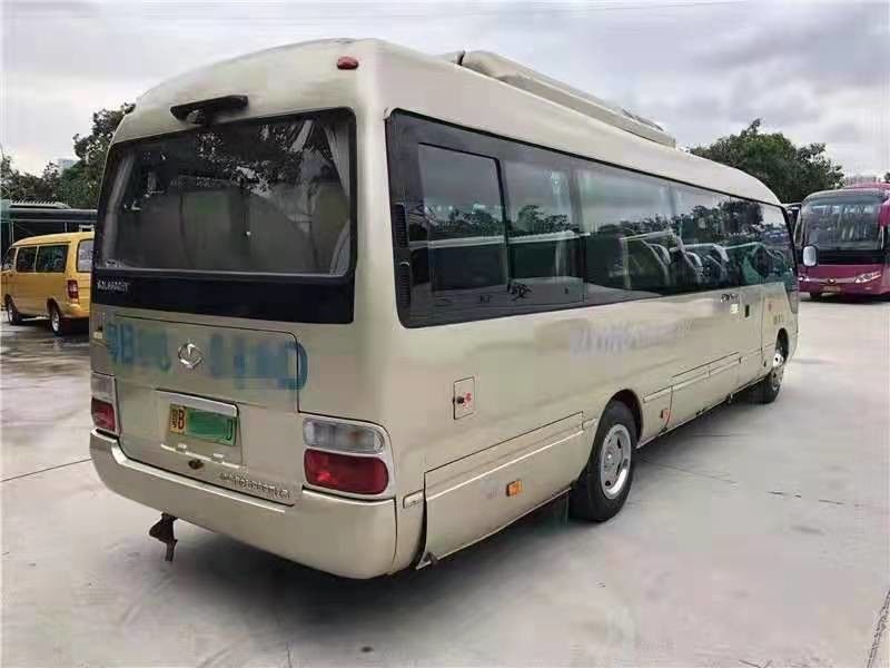 31 van de Onderlegger voor glazenbus Gebruikte Mini Bus Coaster Bus With van zetels 2016 Jaar Gebruikte Feiyan Elektrische de Motor Linkerleiding