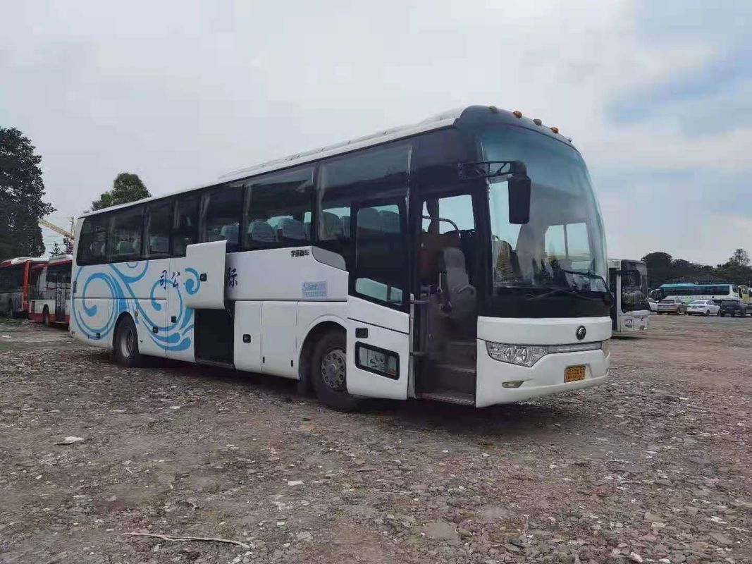Gebruikte Yutong-Bus ZK6122 49 van de de Chassis de Dubbele Deuren Gebruikte Passagier van het Zetelsstaal van de de Bus Linkeraandrijving WP.10 Achtermotor