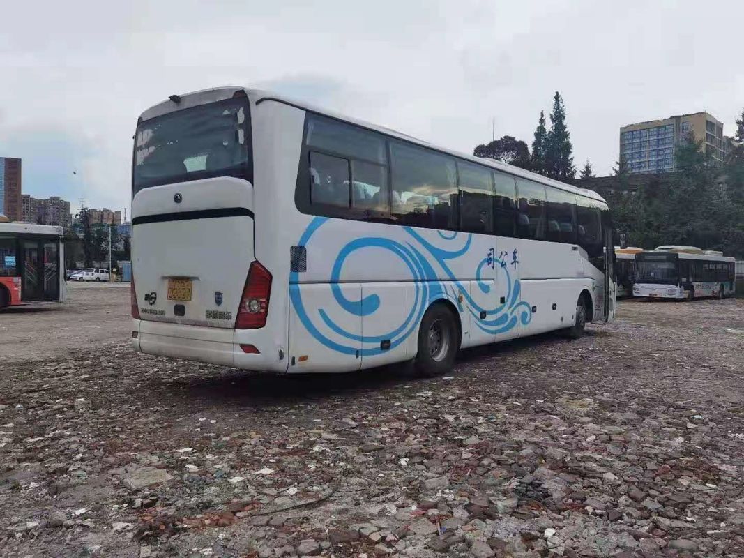 Gebruikte Yutong-Bus ZK6122 49 van de de Chassis de Dubbele Deuren Gebruikte Passagier van het Zetelsstaal van de de Bus Linkeraandrijving WP.10 Achtermotor