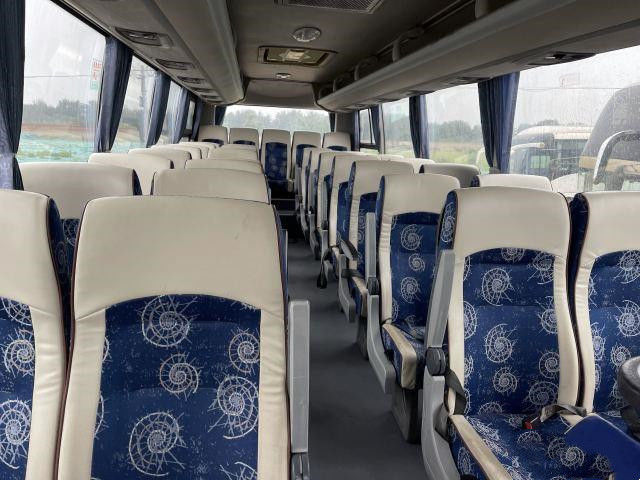 De gebruikte Kinglong-het Staalchassis van Busxmq6859 37 Zetels kiezen Bus van de de Motor Euro III Gebruikte Reis van Deuryuchia de Achter uit
