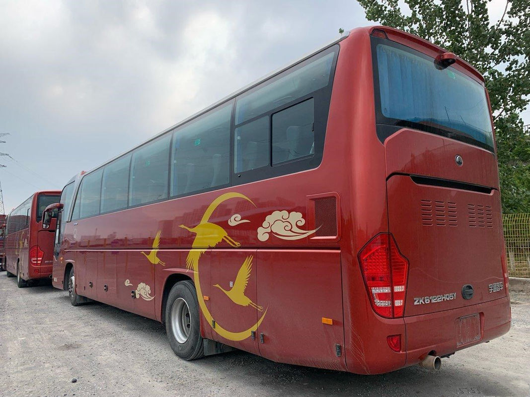 Gebruikte Yutong-Bus ZK6122 50 Zetels 2+2 Lay-out 2019 de Achteryuchai Motor van Luchtkussenchassis 243kw