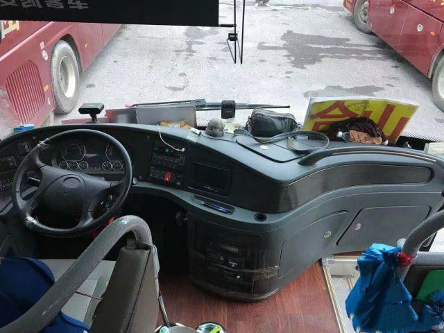 Het Ankaimerk gebruikte Reisbus HFF6909 38 van de Chassisyuchai van het Zetelsluchtkussen Bus van de de Motor de Lage Kilometer Gebruikte Passagier voor Afrika