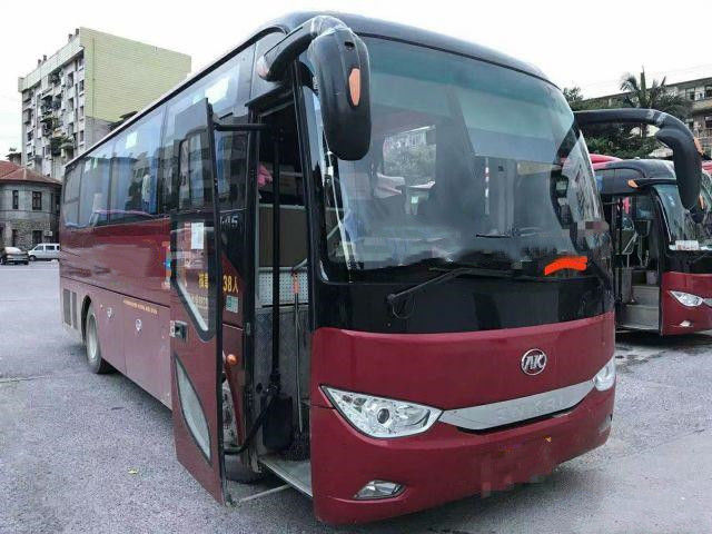 Het Ankaimerk gebruikte Reisbus HFF6909 38 van de Chassisyuchai van het Zetelsluchtkussen Bus van de de Motor de Lage Kilometer Gebruikte Passagier voor Afrika