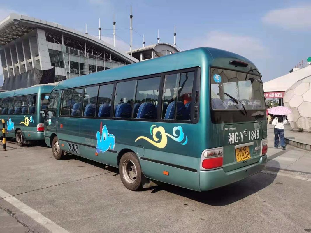 2015 Jaar 26 gebruikten de Zetels Gouden Dragon Coaster Bus, de Gebruikte Motor van Mini Bus Coaster Bus With Hino
