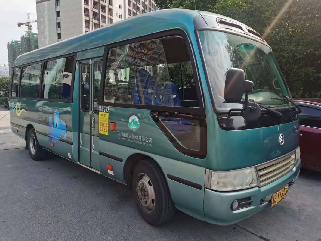 2015 Jaar 26 gebruikten de Zetels Gouden Dragon Coaster Bus, de Gebruikte Motor van Mini Bus Coaster Bus With Hino