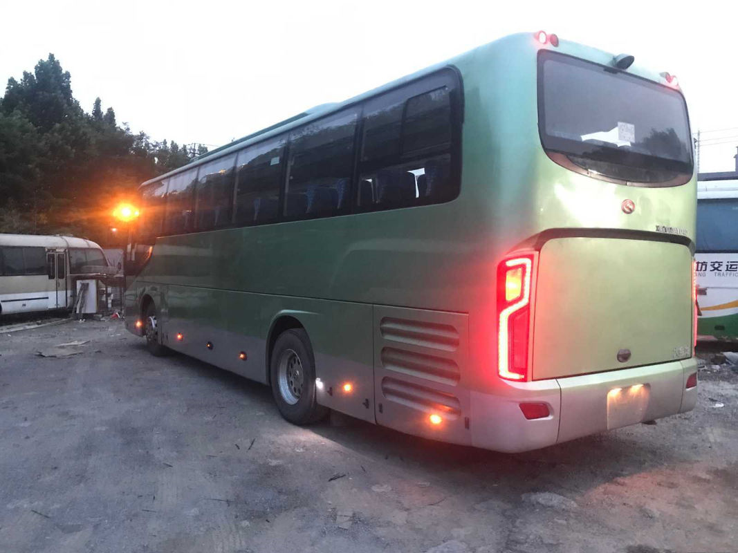 De Dubbele Deuren Gebruikte Bus Bus 51 van de Kinglongbus de Chassisxmq6113 Yuchai Achtermotor van het Zetelsluchtkussen