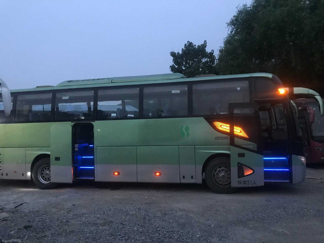 De Dubbele Deuren Gebruikte Bus Bus 51 van de Kinglongbus de Chassisxmq6113 Yuchai Achtermotor van het Zetelsluchtkussen
