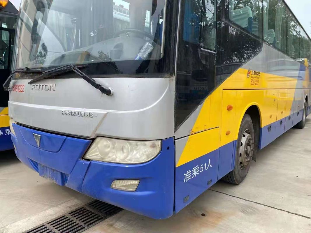 2011 Jaar 51 de Zetels Gebruikte Foton-Diesel LHD van Bus New Seats van de Busbj6120 Gebruikte Bus in goede staat