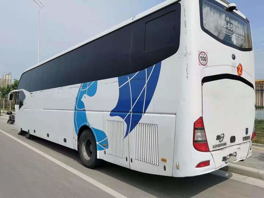 Gebruikte Yutong-Bus 55 Achter van de de Buszk6127 Enige Deur van de de Motor Tweede Hand van Zetelsweichai het Staalchassis