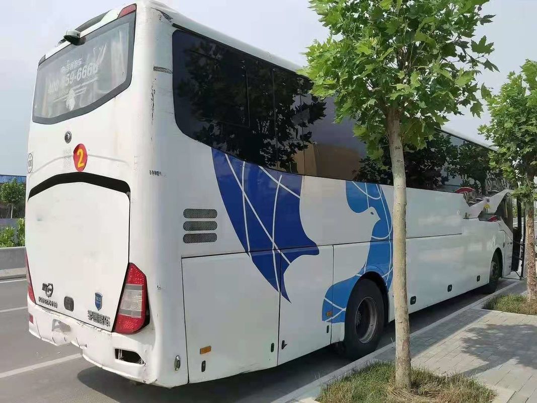 Gebruikte Yutong-Bus 55 Achter van de de Buszk6127 Enige Deur van de de Motor Tweede Hand van Zetelsweichai het Staalchassis