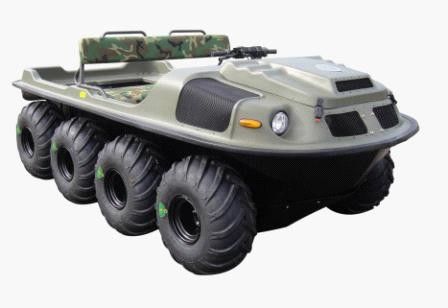 Off Road 8X8 Alle Terrein Amfibievoertuigen Geschikt voor zowel Land als Water