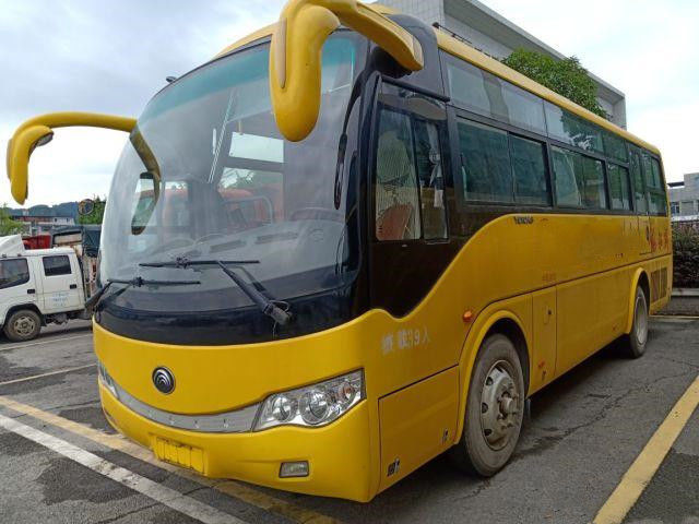 Gebruikte Yutong 39 Zetels van de Diesel de Bus Gebruikte Handbus Bus Linkeraandrijving Gebruikte Passagier voor Afrika