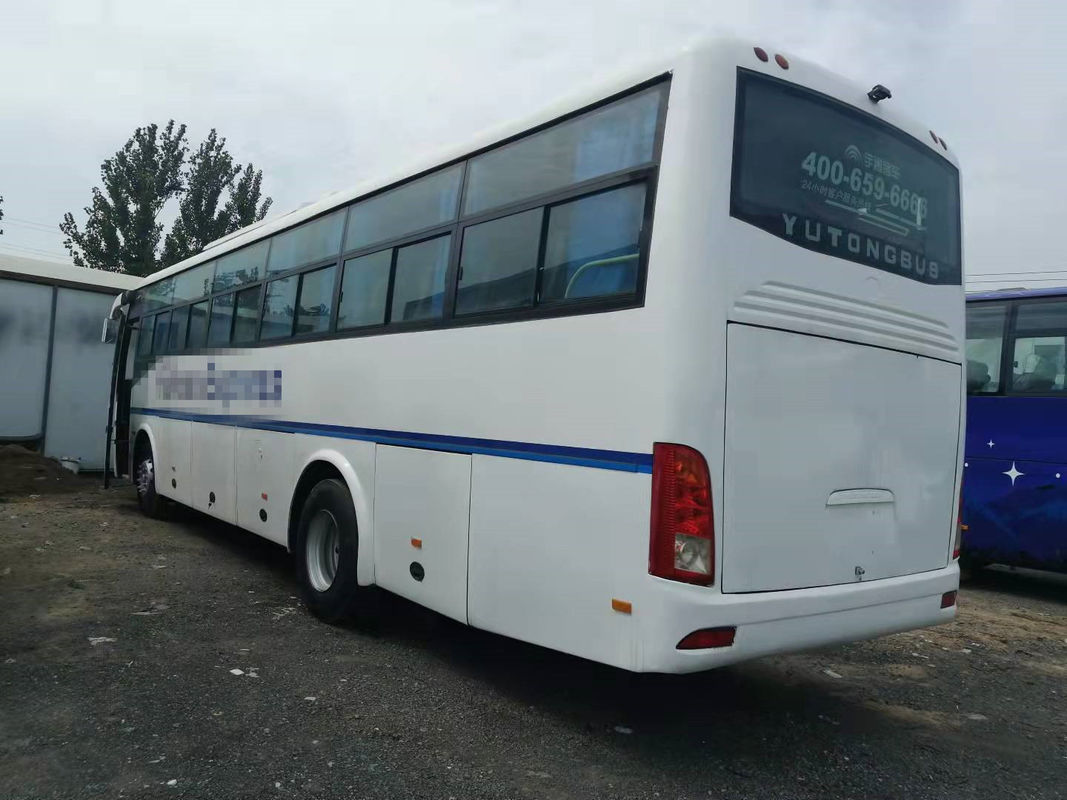 54 van de de Motorrhd Bestuurder van de zetels 2014 de Jaar Gebruikte Bus Voorbus ZK6112D van Steering Used Yutong Geen Ongeval