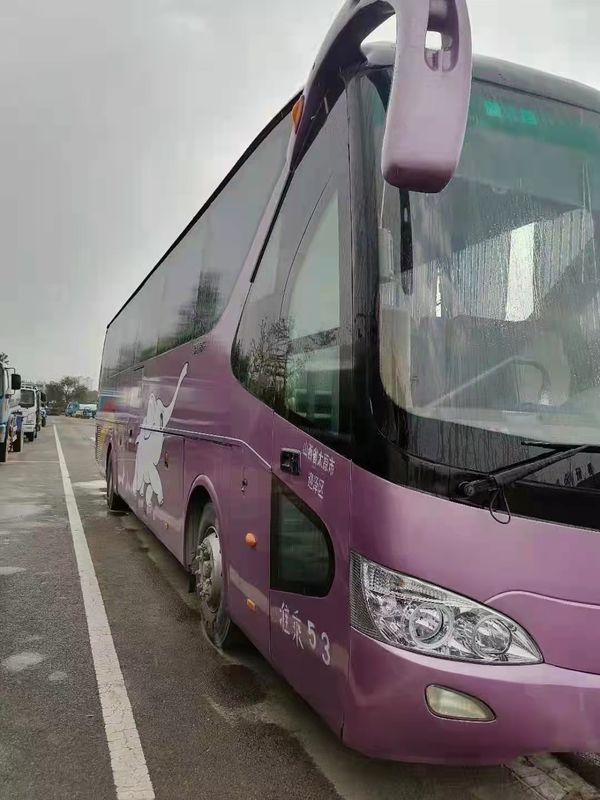 2009 Jaar 53 Zetels Gebruikte Bus Gebruikte van de Busbus with air van Yutong ZK6129HD Gebruikte het Veredelingsmiddeldieselmotor