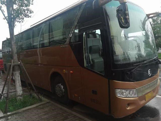 2014 Jaar 53 gebruikten de Zetels Gouden Dragon Bus Used Passenger Coach-Busxml6127 Linkerleiding