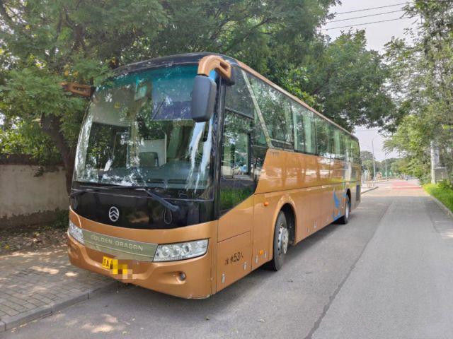 2014 Jaar 53 gebruikten de Zetels Gouden Dragon Bus Used Passenger Coach-Busxml6127 Linkerleiding